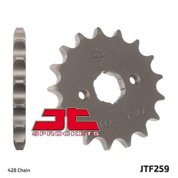 JT Sprock's Steel Standard Front Sprocket 259 - 428 JTF259.15