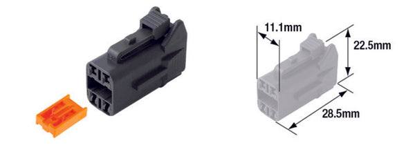 Tourmax waterdichte Hane Connector 060 (FRM) -4-Pole-ETP-100