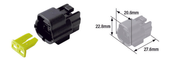 Tourmax waterdichte vrouwelijke connector 070 (FRA) -2-Pole-ETP-112