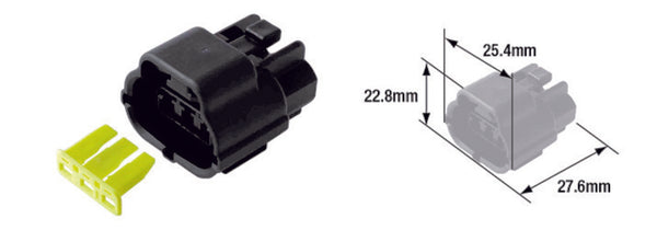 Tourmax waterdichte vrouwelijke connector 070 (FRA) -3-poly-ETP-114