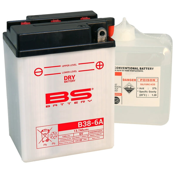 BS -batterij conventioneel met zuurpakket - B38-6A