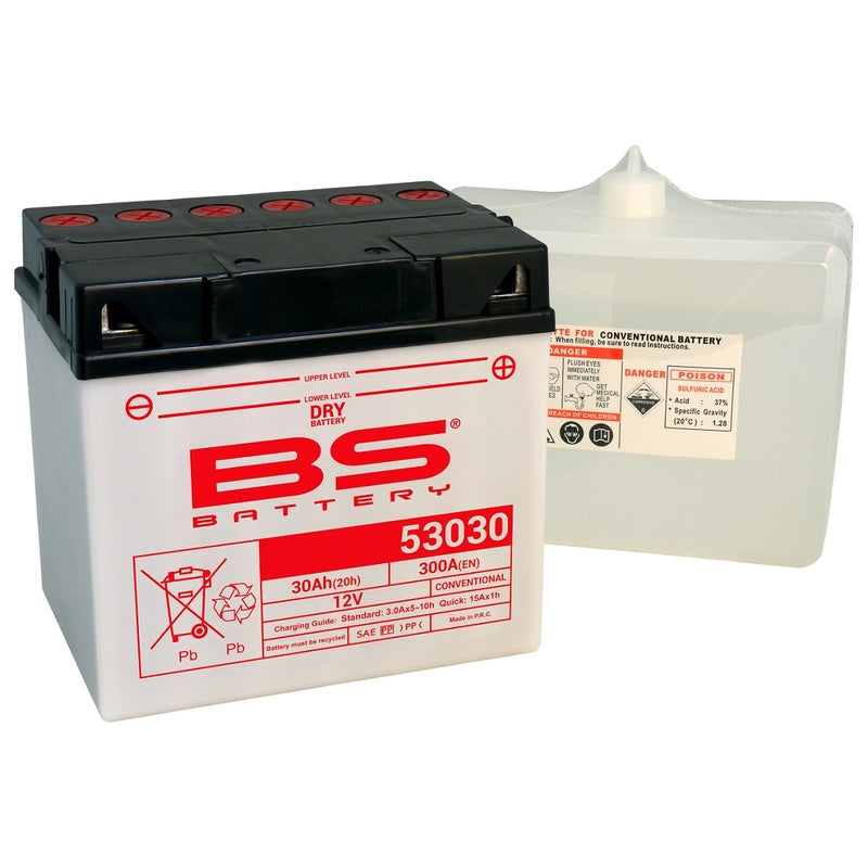 BS Battery Battery High Performance met Acid Pack - 5303030