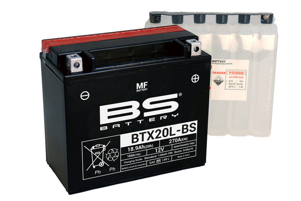 BS Battery Maintenance -vrije batterij met zuurpakket -BTX20L -B