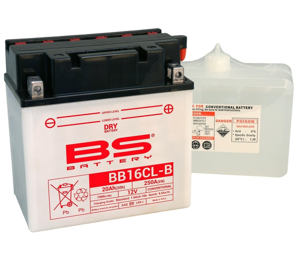 BS Battery High Performance met Acid Pack - BB16Cl -B