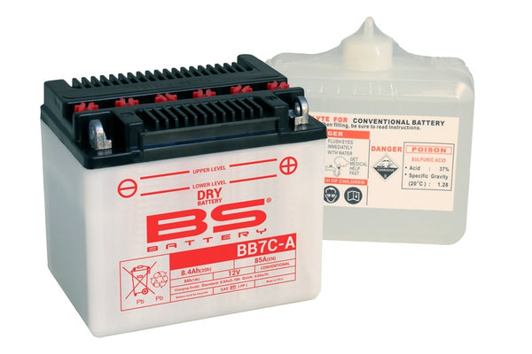 BS Battery High Performance met Acid Pack - BB7C -A