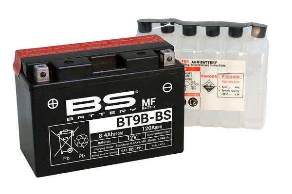 BS Battery Maintenance -vrije batterij met zuurpakket -BT9B -B