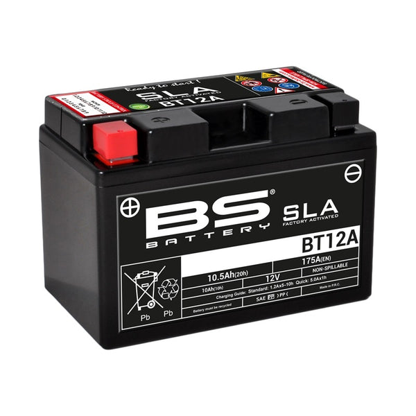 BS Battery SLA Battery Maintenance - Free Factory Activated - BT12A