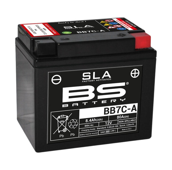 BS Battery SLA Battery Maintenance -Free Factory Activated -BB7C -A