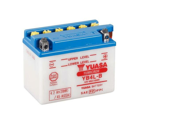 Yuasa conventionele batterij met zuurpakket - YB4L -B