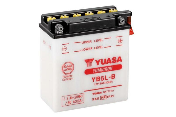 Yuasa conventionele batterij met zuurpakket - YB5L -B