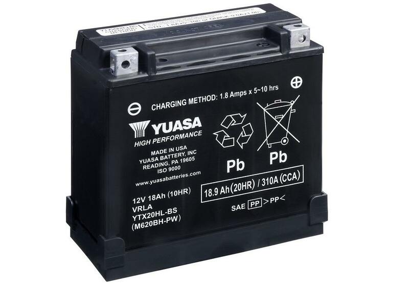 Yuasa Battery Maintenance Free met Acid Pack-YTX20HL-BS-PW