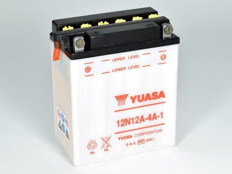 Yuasa-batterij conventioneel zonder zuur pack-12N12A-4A-1