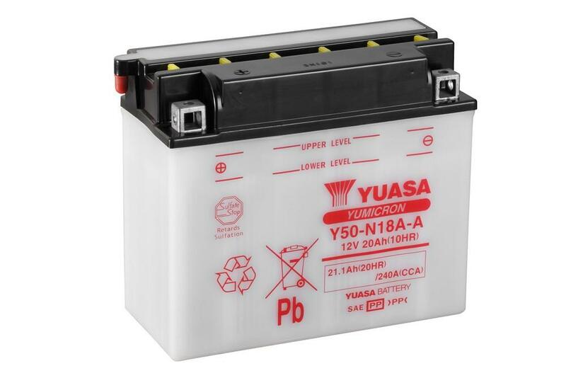 Yuasa Battery conventioneel zonder zuur Pack-Y50 N18A-A