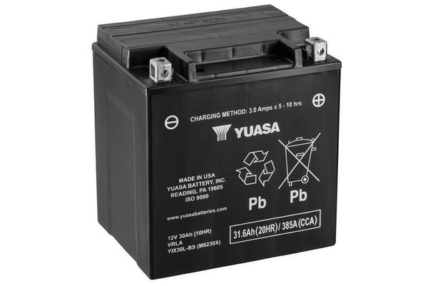 Yuasa conventionele batterij met zuurpakket - yix30l