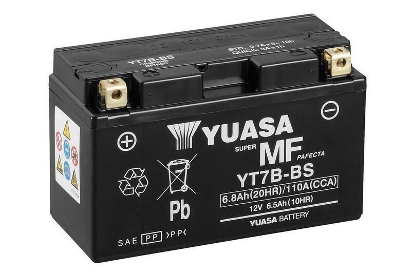 Yuasa Battery Maintenance Free With Acid Pack - YT7B -B