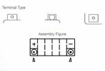 Yuasa Battery Maintenance Free met Acid Pack - YTX14 -B