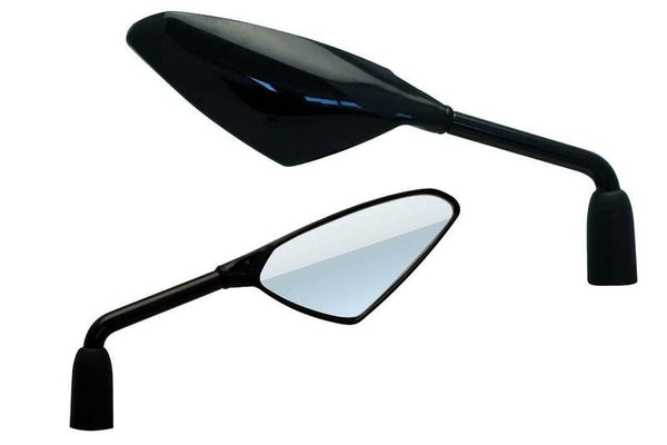 V Onderdelen Wind Mirror Universal M10/125 - Zwart (paar) PT15125