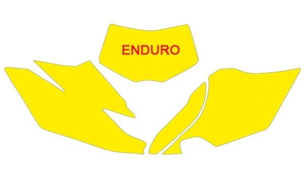 Blackbird plaatstickers groen Yamaha WR450F 3221/000008