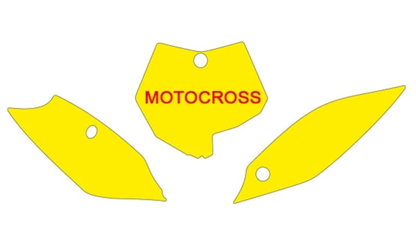 Blackbird plaatstickers wit KTM SX85 3520/000005