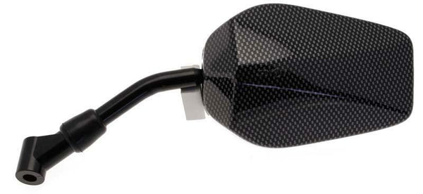 V Onderdelen F1 Mirror Universal M8/125 - Koolstoflook (1 stc) E706