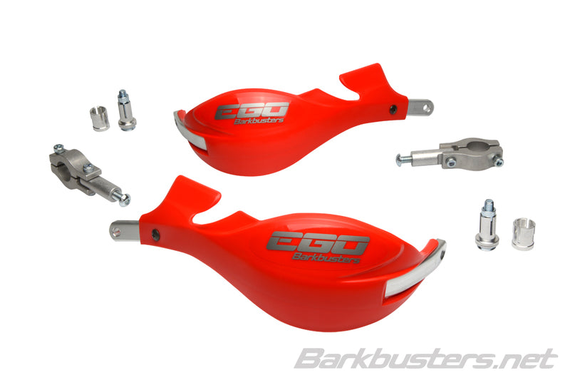 Barkbusters ego mini handguard recht Ø22 mm rood ego-004-00 rd