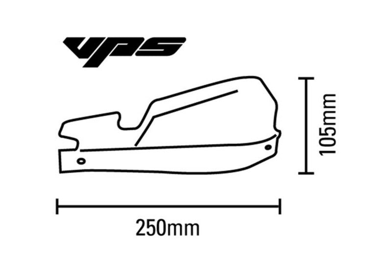 Barkbusters VPS MX Handguard Set Universal Mount Green VPS-007-01-gr