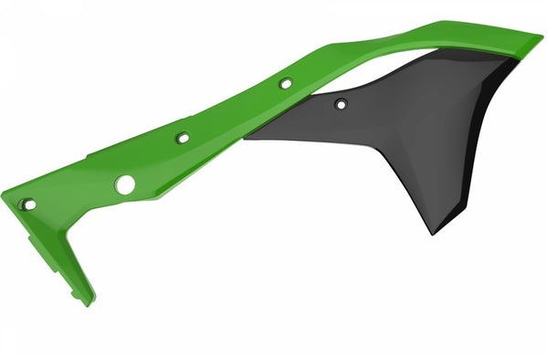 Policport radiator dekt OEM -kleur (2017) Green/Kawasaki KX250F 8412300001