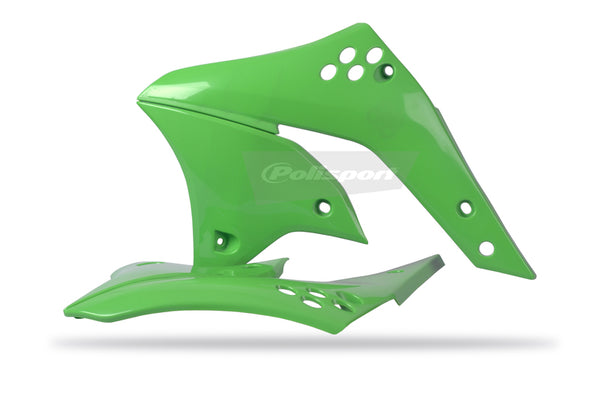 Politiepoort radiator dekt groen Kawasaki KX250F 8426200006