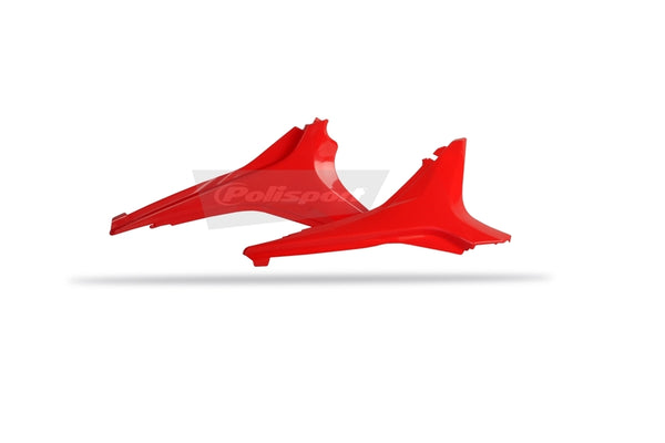 Politiehaven Air Box Covers Red Honda CRF250R/CRF450R 86045001