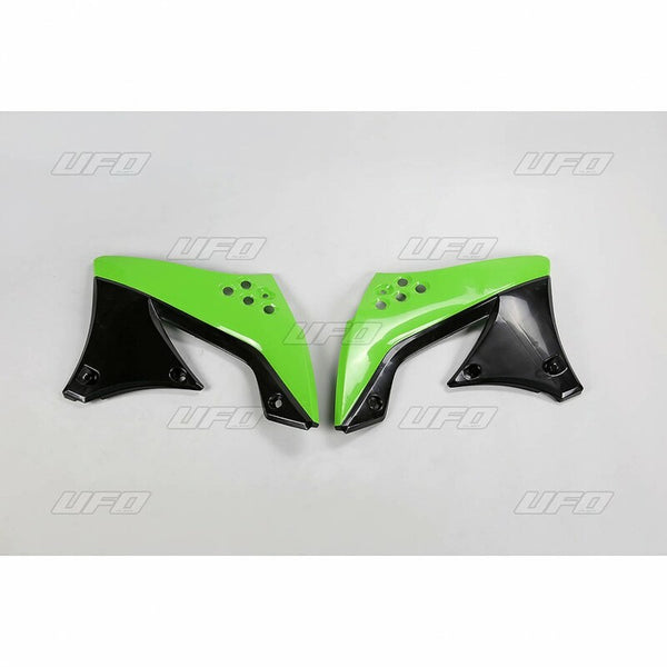 UFO Radiator Covers Black Kawasaki KX450F KA03799001