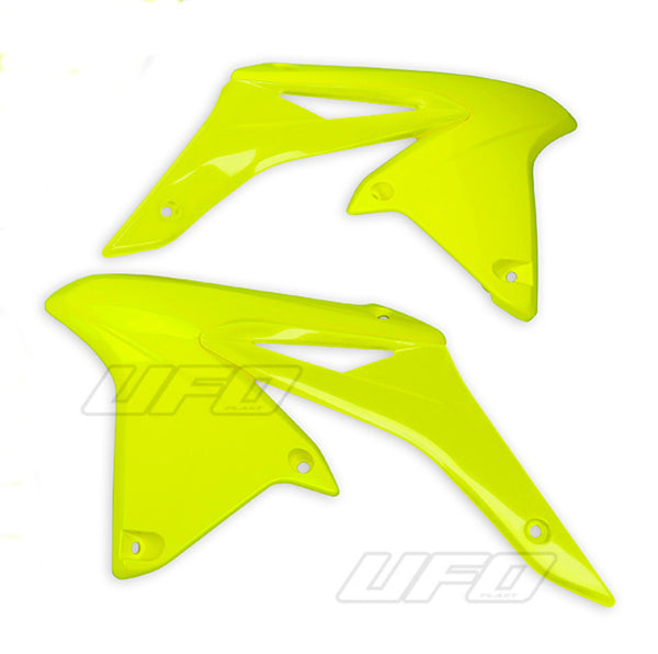 UFO radiator bedekt neon geel Suzuki RM-Z250 SU04928DFLU