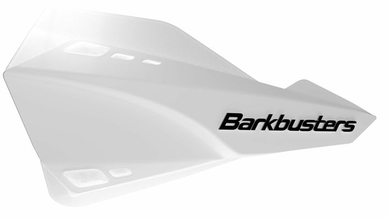 Barkbusters Sabre Handguard Set Universal Mount White/White SAB-1WH-02-White