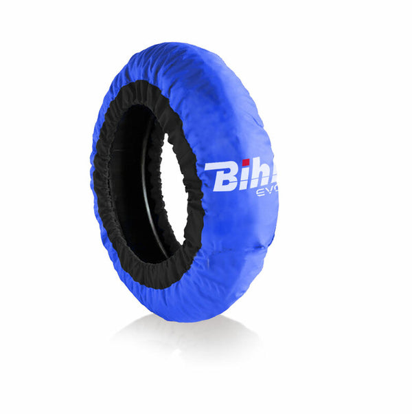 BiHR Home Track EVO2 Autoreguleerde Tyre Warmer Blue Tyre Front 120 / ACHTER 180-200 MMSBK-A-BLUE
