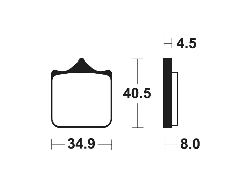 Tecnium gesinterde metalen remblokken - MTR370 1090578