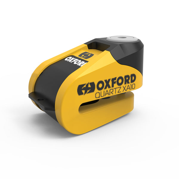Oxford XA10 Alarm Slicbrake Lock - Ø10mm geel/zwart