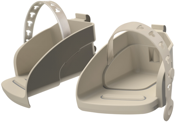 Politiehaven voetsteunen + riemen crème groovy ff / cfs 8634400017