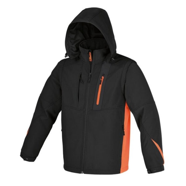 Beta Softshell Jacket with Detachable Hood and Sleeves 076590003