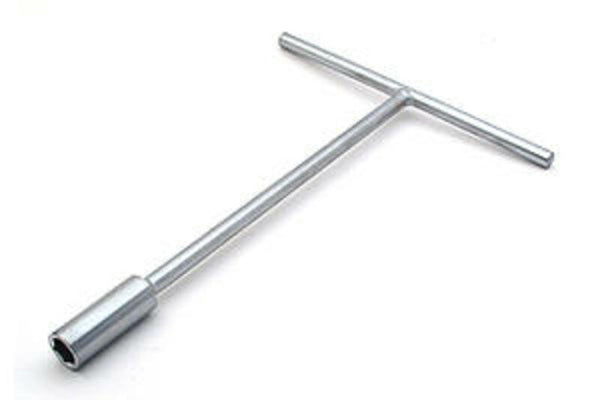 Bihr T-Handle Socket Key 13mm Satin Chromel35-231
