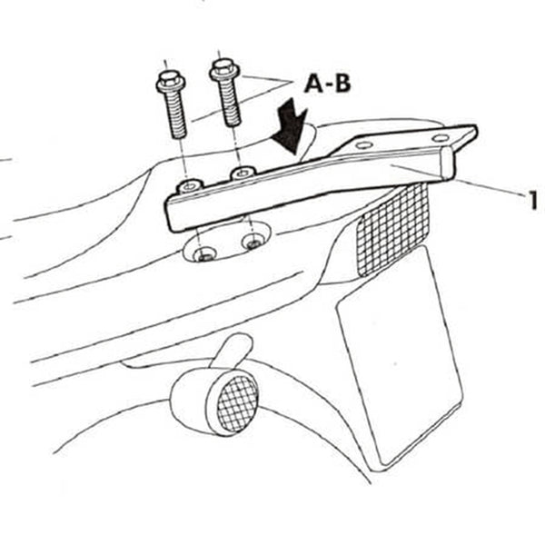 Shad Top Master Fitting Set - Yamaha Y0F68T
