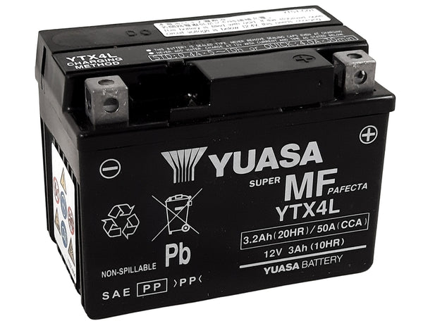 Yuasa onderhoud -vrije fabriek -geschikte batterij -ytx4l -fa