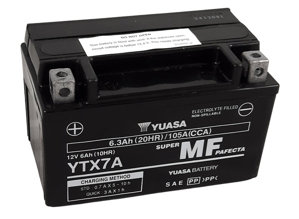 Yuasa onderhoud -vrije fabriek -geschikte batterij -ytx7a -fa