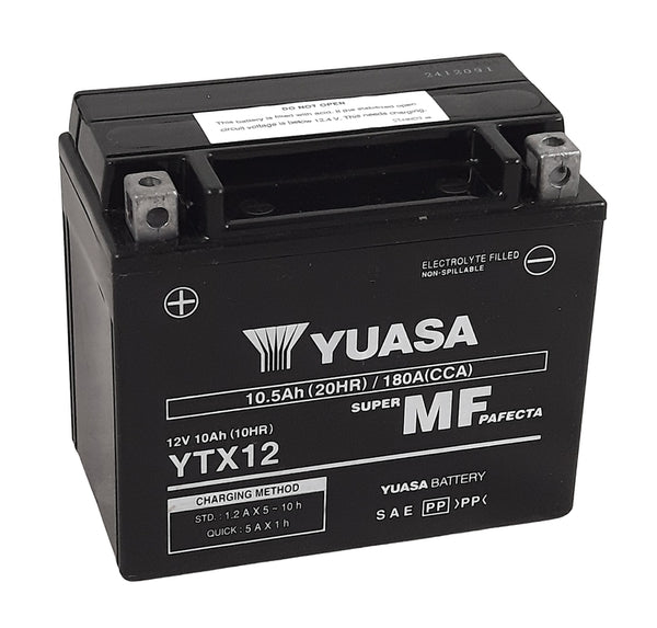 Yuasa onderhoud -vrije fabriek -geschikte batterij -ytx12 -fa