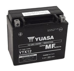 Yuasa w/c batterijonderhoud gratis fabriek geactiveerd - ytx12 fa