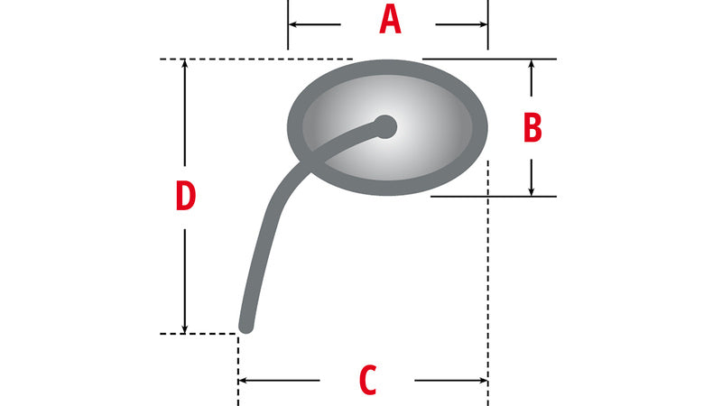 Highsider Torezzo kuipspiegel - met LED -indicatoren (paar) 301-580