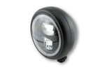 Highsider 5 3/4 "LED-koplamp Pecos Type7 met parkeerlichtring, zwarte mat 223-225