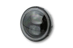 Highsider LED HOOFD HOOFD LICHT Insert Type7 met parkeerlichtring, rond, zwart, 5 3/4 ”226-021