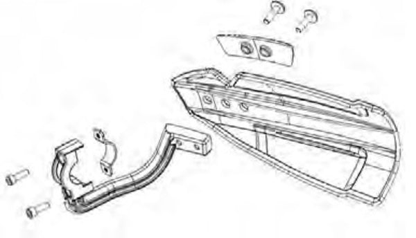 Policport Hammer/MX Flow Handguards Montaining Kit 83079002