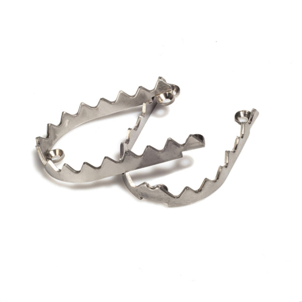 RFX Pro Footlest vervangende tanden voetsteun 2 Sharketeth (2PCS) roestvrij staal FXFR9000299SV