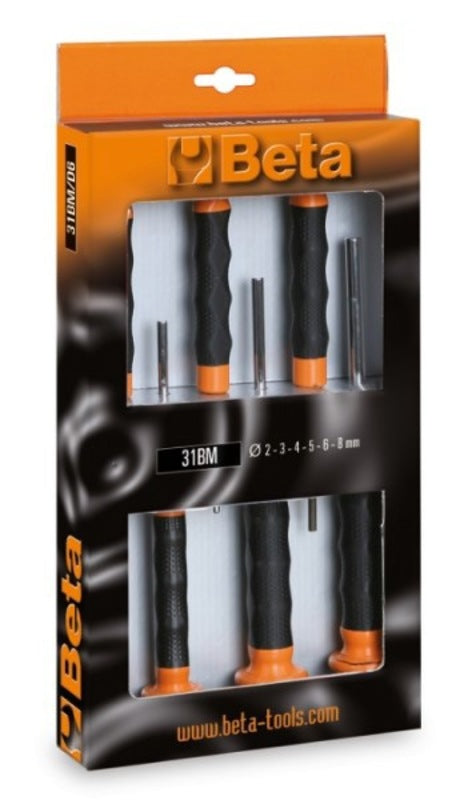 Beta Set of 6 Pin Punches With Handles 000310420