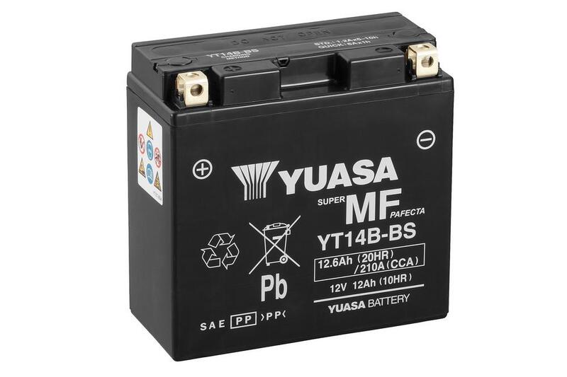 Yuasa w/c batterijonderhoud gratis fabriek geactiveerd - yt14b fa